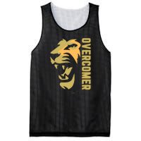 Christian Faith Overcomer Motivational Lion Of Judah Mesh Reversible Basketball Jersey Tank