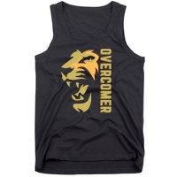 Christian Faith Overcomer Motivational Lion Of Judah Tank Top