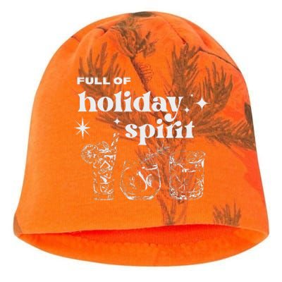 Christmas Full Of Holiday Spirit Cocktail Club Kati - Camo Knit Beanie