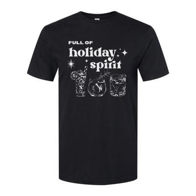 Christmas Full Of Holiday Spirit Cocktail Club Softstyle CVC T-Shirt