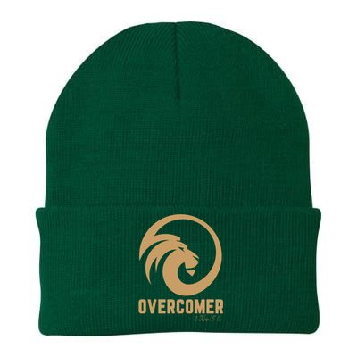 Christian Faith Overcomer Motivational Lion Of Judah Knit Cap Winter Beanie