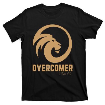 Christian Faith Overcomer Motivational Lion Of Judah T-Shirt