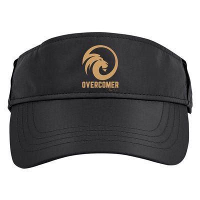 Christian Faith Overcomer Motivational Lion Of Judah Adult Drive Performance Visor