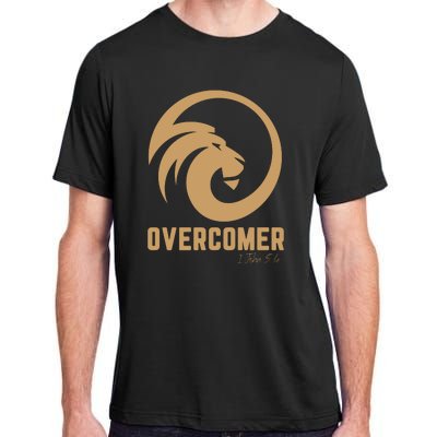 Christian Faith Overcomer Motivational Lion Of Judah Adult ChromaSoft Performance T-Shirt