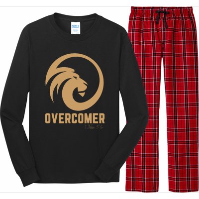 Christian Faith Overcomer Motivational Lion Of Judah Long Sleeve Pajama Set