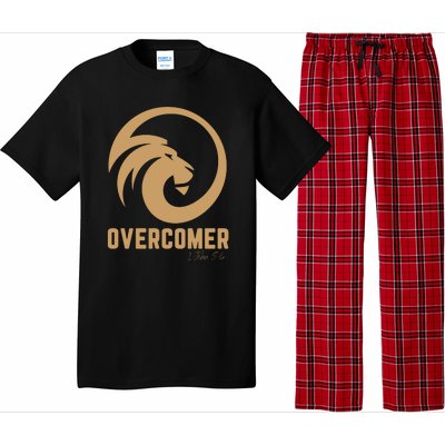 Christian Faith Overcomer Motivational Lion Of Judah Pajama Set