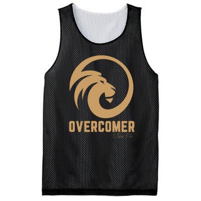 Christian Faith Overcomer Motivational Lion Of Judah Mesh Reversible Basketball Jersey Tank