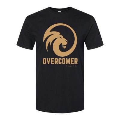 Christian Faith Overcomer Motivational Lion Of Judah Softstyle CVC T-Shirt