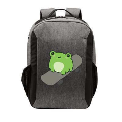 Cute Frog On Skateboard Kawaii Aesthetic Frog Vector Backpack