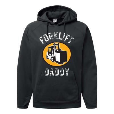 Certified Forklift Operator Forklift Driver Forklifting Men Performance Fleece Hoodie