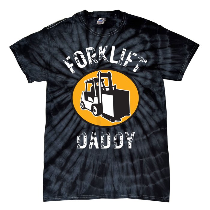 Certified Forklift Operator Forklift Driver Forklifting Men Tie-Dye T-Shirt