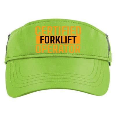 Certified Forklift Operator Forklift Driver Forklifting Men Adult Drive Performance Visor