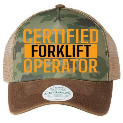 Certified Forklift Operator Forklift Driver Forklifting Men Legacy Tie Dye Trucker Hat