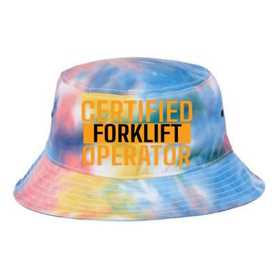 Certified Forklift Operator Forklift Driver Forklifting Men Tie Dye Newport Bucket Hat