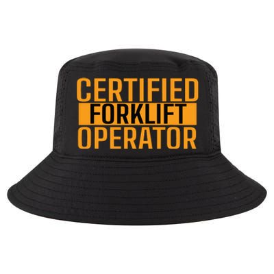 Certified Forklift Operator Forklift Driver Forklifting Men Cool Comfort Performance Bucket Hat