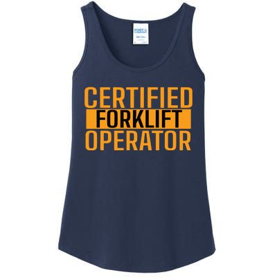 Certified Forklift Operator Forklift Driver Forklifting Men Ladies Essential Tank