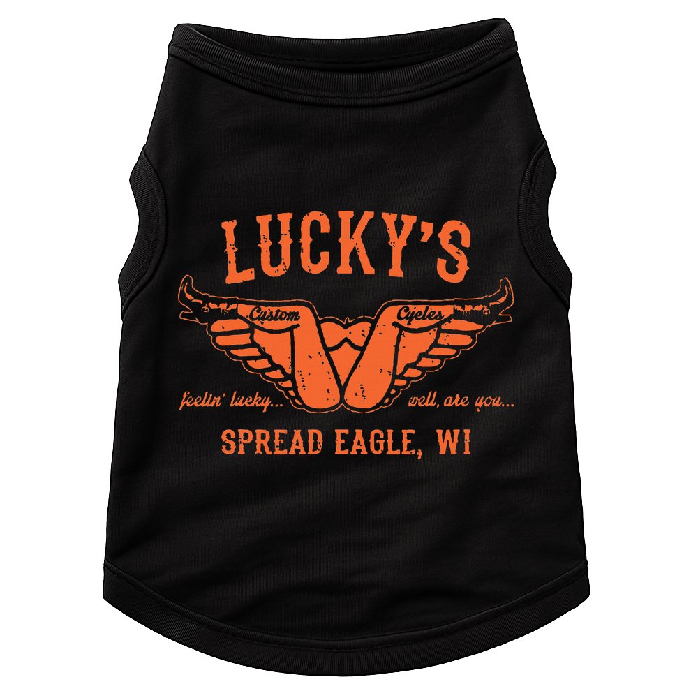 Cool Funny Offensive Motorcycle Biker Spread Eagle Gift Doggie Tank