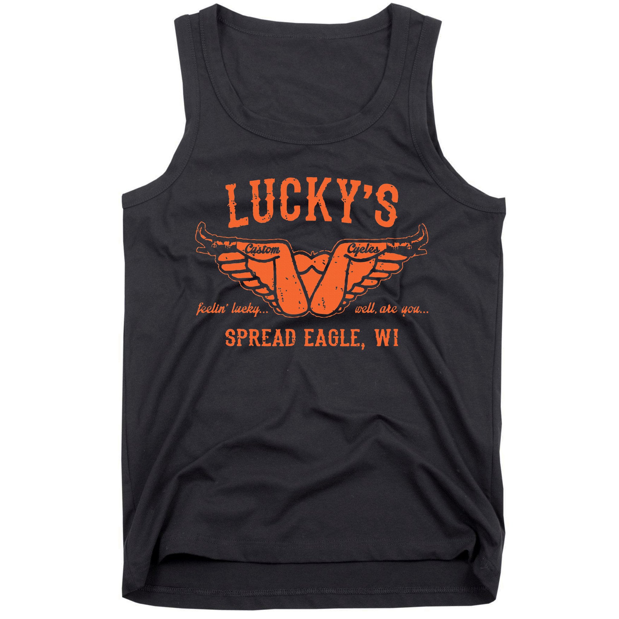 Cool Funny Offensive Motorcycle Biker Spread Eagle Gift Tank Top