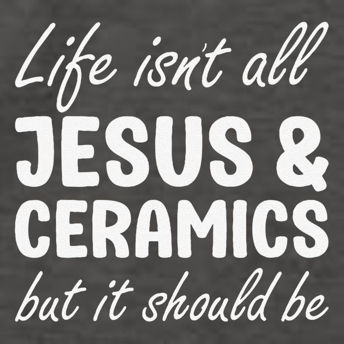 Ceramics for or Women I Love Ceramics and Jesus Vector Backpack