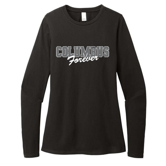 Columbus Forever Ohio Patriotic Oh Patriotism Resident Womens CVC Long Sleeve Shirt