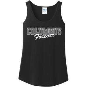 Columbus Forever Ohio Patriotic Oh Patriotism Resident Ladies Essential Tank