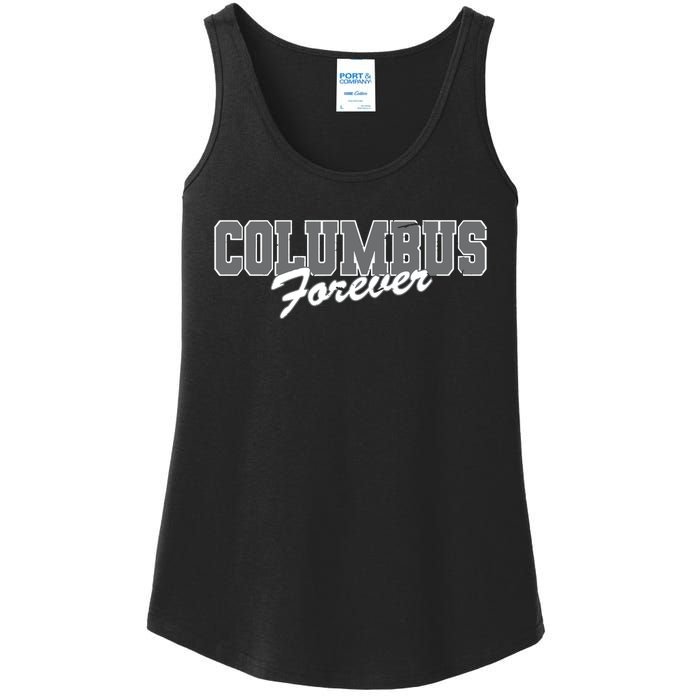 Columbus Forever Ohio Patriotic Oh Patriotism Resident Ladies Essential Tank