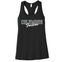 Columbus Forever Ohio Patriotic Oh Patriotism Resident Women's Racerback Tank