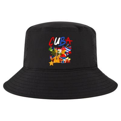 Cuban Flag Outfit Ideas Hispanic Cuba Flag Cool Comfort Performance Bucket Hat