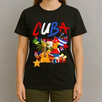 Cuban Flag Outfit Ideas Hispanic Cuba Flag T-Shirt
