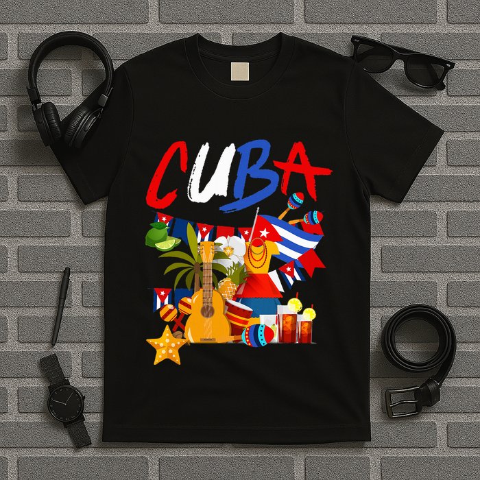 Cuban Flag Outfit Ideas Hispanic Cuba Flag T-Shirt