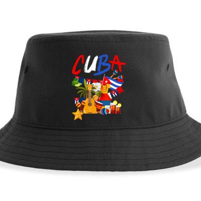 Cuban Flag Outfit Ideas Hispanic Cuba Flag Sustainable Bucket Hat
