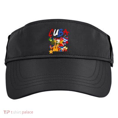 Cuban Flag Outfit Ideas Hispanic Cuba Flag Adult Drive Performance Visor
