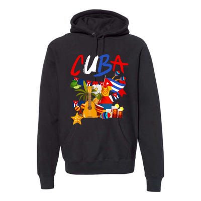 Cuban Flag Outfit Ideas Hispanic Cuba Flag Premium Hoodie