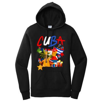 Cuban Flag Outfit Ideas Hispanic Cuba Flag Women's Pullover Hoodie