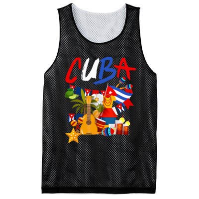 Cuban Flag Outfit Ideas Hispanic Cuba Flag Mesh Reversible Basketball Jersey Tank