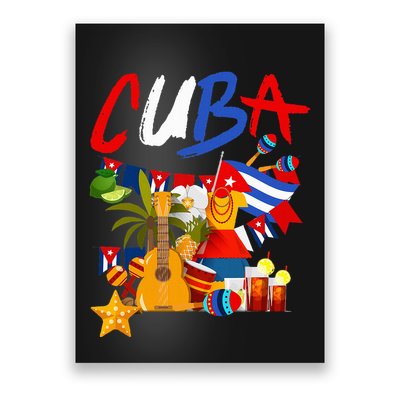 Cuban Flag Outfit Ideas Hispanic Cuba Flag Poster