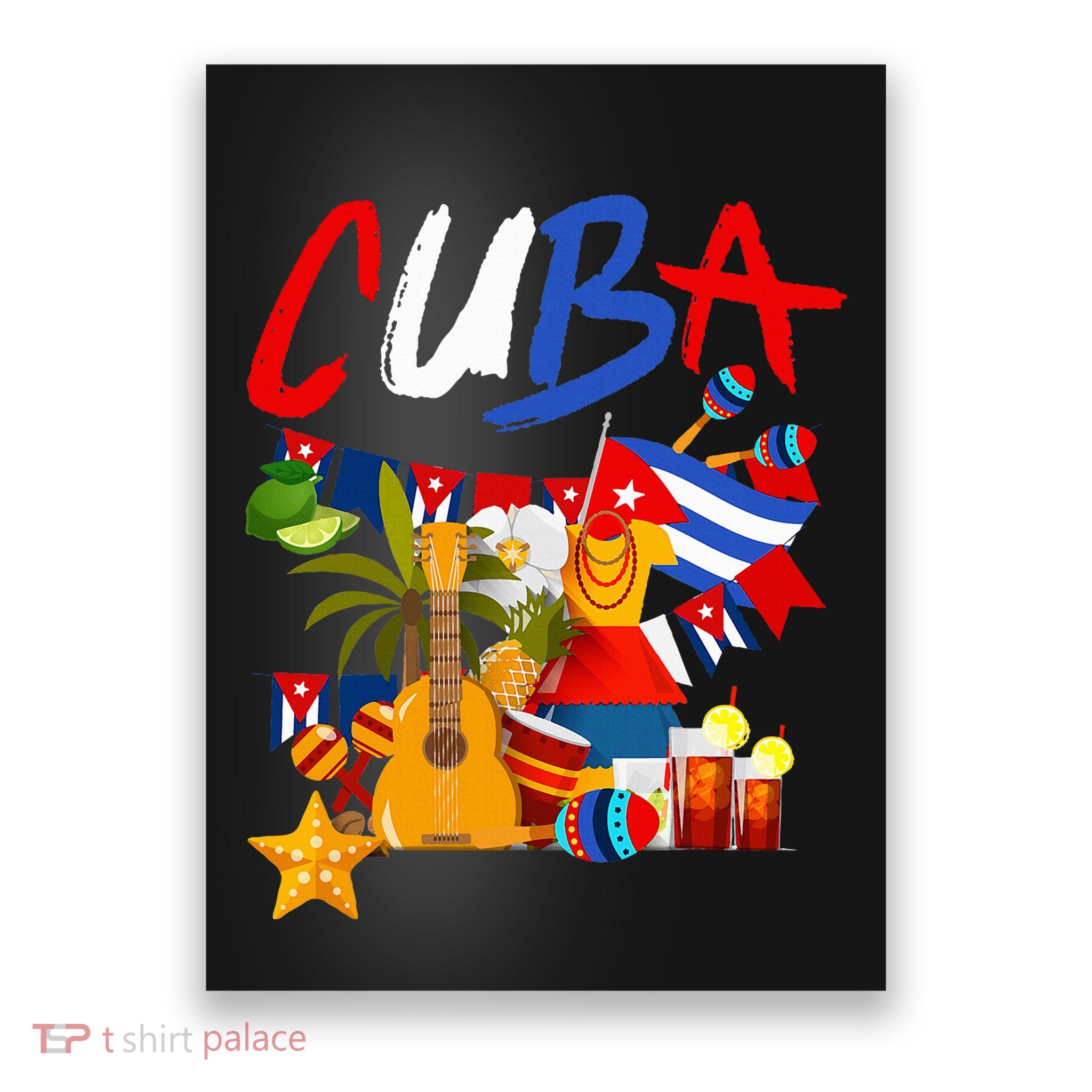 Cuban Flag Outfit Ideas Hispanic Cuba Flag Poster