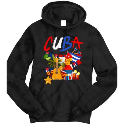 Cuban Flag Outfit Ideas Hispanic Cuba Flag Tie Dye Hoodie