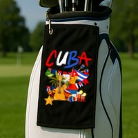 Cuban Flag Outfit Ideas Hispanic Cuba Flag Golf Towel