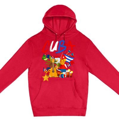 Cuban Flag Outfit Ideas Hispanic Cuba Flag Premium Pullover Hoodie