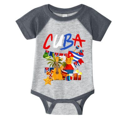 Cuban Flag Outfit Ideas Hispanic Cuba Flag Infant Baby Jersey Bodysuit
