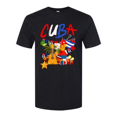 Cuban Flag Outfit Ideas Hispanic Cuba Flag Softstyle CVC T-Shirt