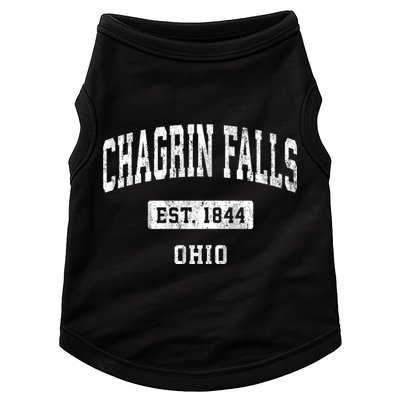 Chagrin Falls Ohio Oh Vintage Sports Established Doggie Tank