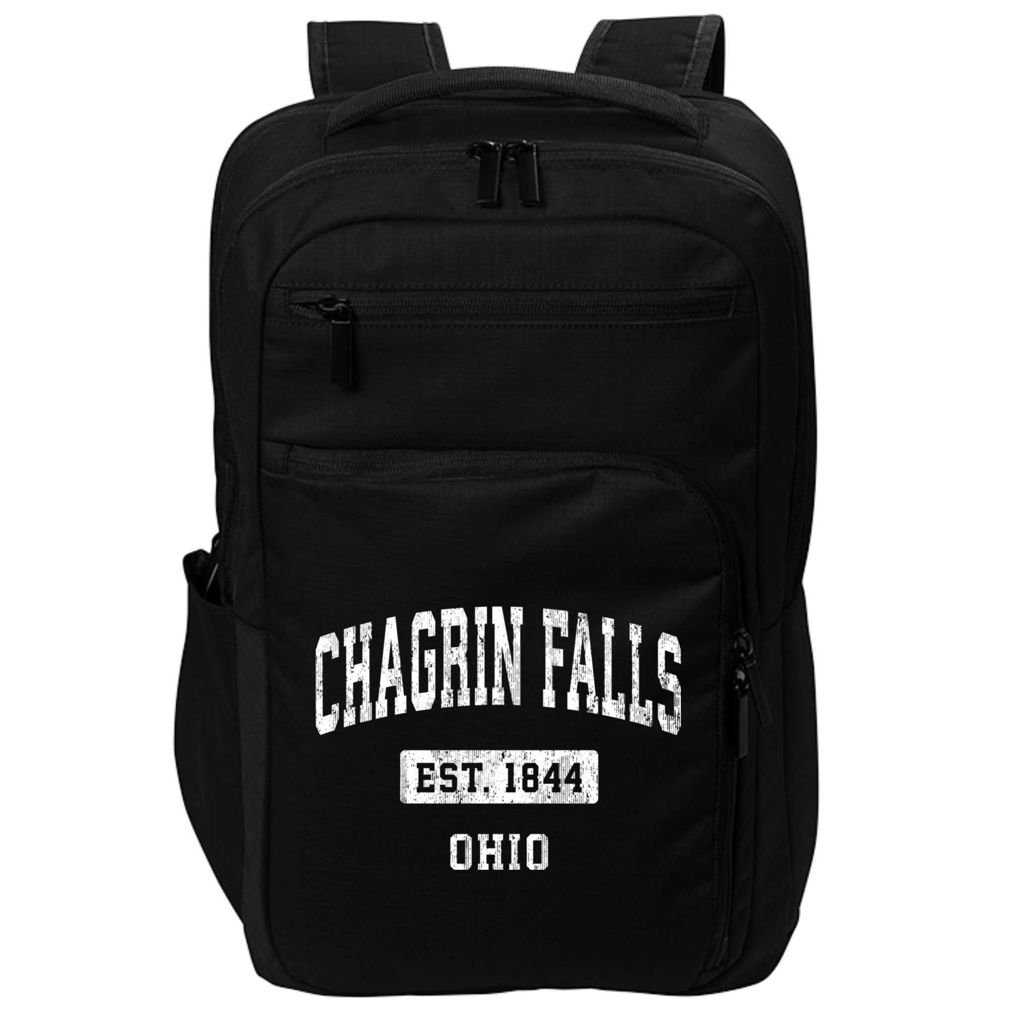 Chagrin Falls Ohio Oh Vintage Sports Established Impact Tech Backpack