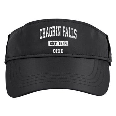 Chagrin Falls Ohio Oh Vintage Sports Established Adult Drive Performance Visor