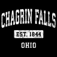 Chagrin Falls Ohio Oh Vintage Sports Established Womens T-Shirt