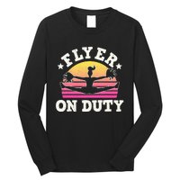 Cheerleading Flyer On Duty Long Sleeve Shirt