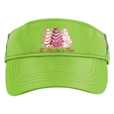 Cute Festive Oh Christmas Tree Snack Cakes Adult Drive Performance Visor