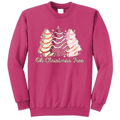 Cute Festive Oh Christmas Tree Snack Cakes Sweatshirt