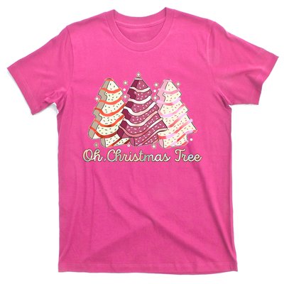 Cute Festive Oh Christmas Tree Snack Cakes T-Shirt